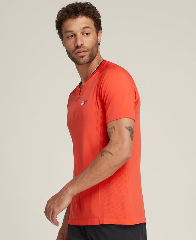 Series Seamless Zip Henley