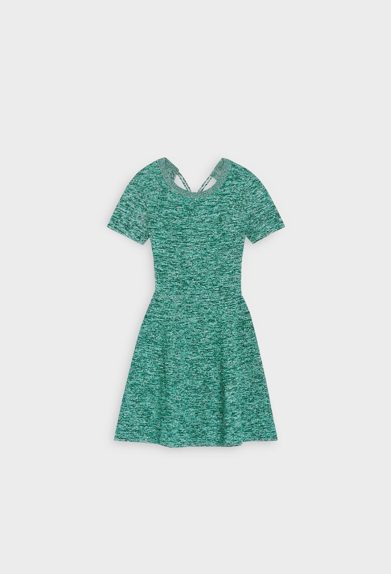 Robe maille dos nu