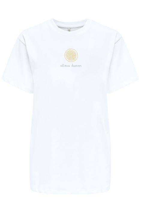 Only witte dames t-shirt