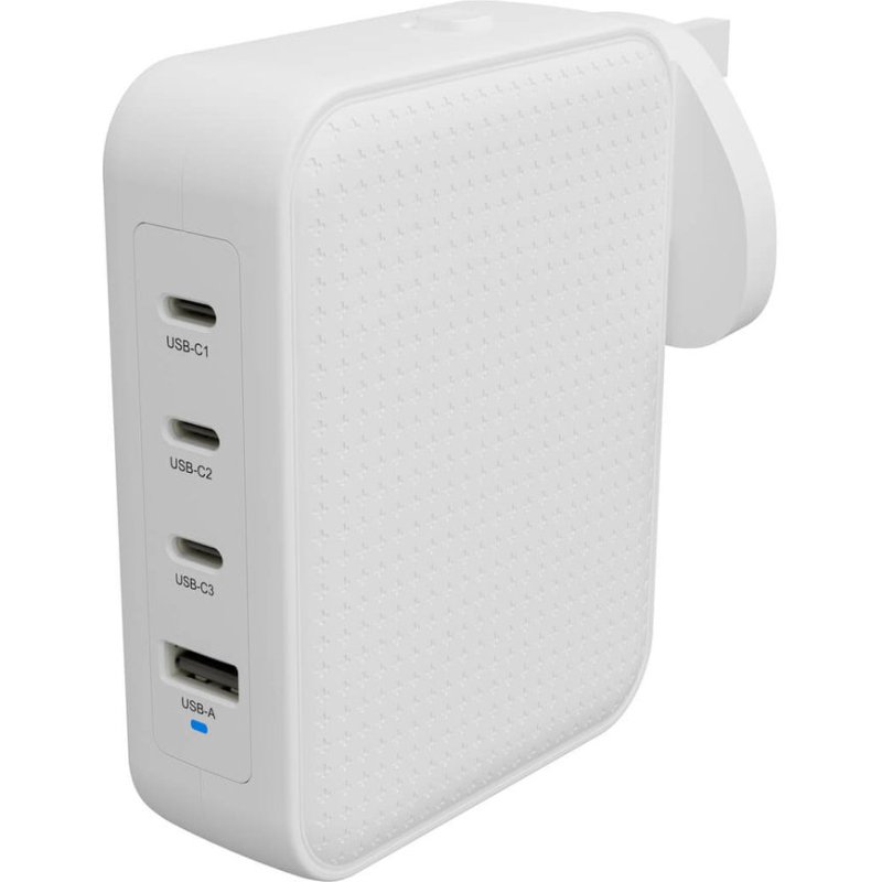 HYPER HJ1001WHWWGL chargeur d'appareils mobiles Manette de jeux, Téléphone portable, Netbook, Ordinateur portable, Smartphone, Tablette Blanc Secteur Charge rapide Intérieure