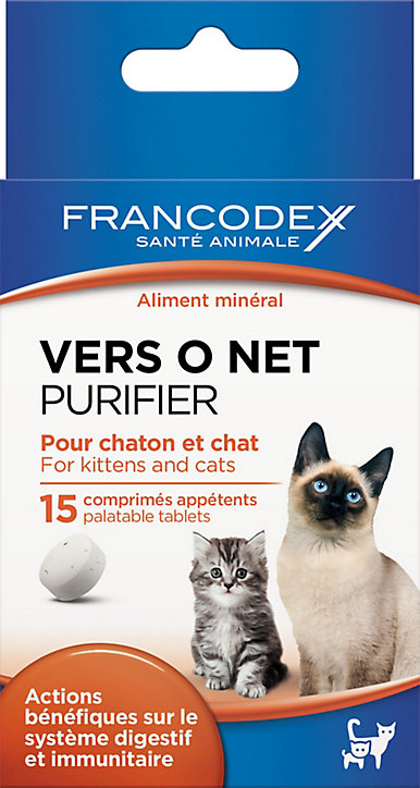 Vermifuge vers O Net pour chat en comprimé