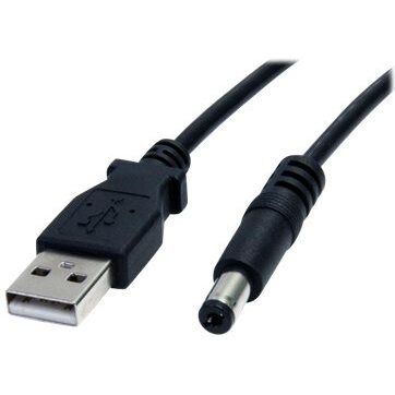 StarTech.com Câble d'Alimentation USB vers 5,5 mm - Barillet Type M - 2m