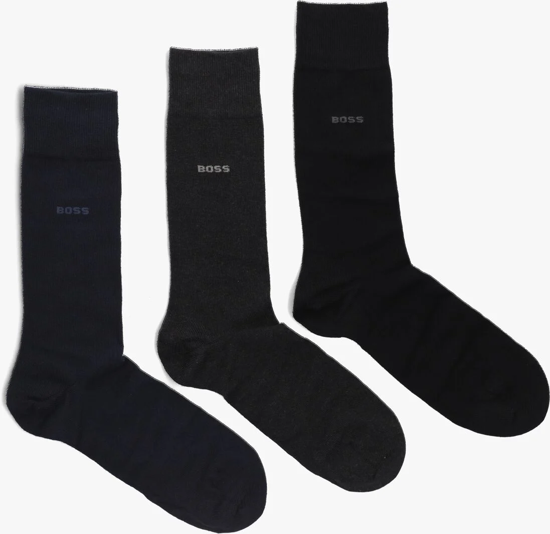 BOSS zwarte boss sokken 3p rs giftset uni cc