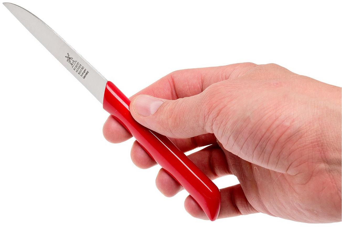 Robert Herder straight classic 1966 schilmes, rood, 8,5 cm
