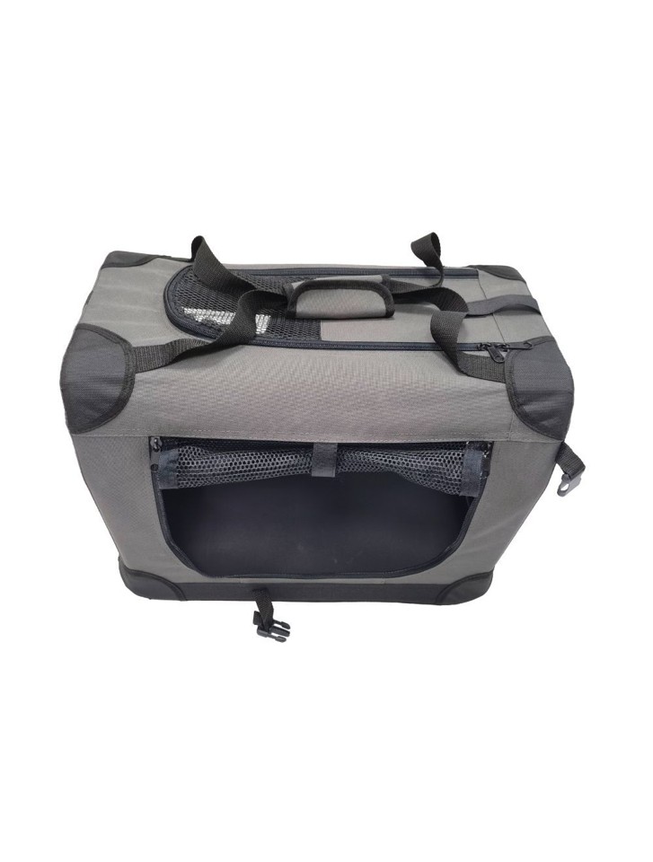 LS Petproducts - Transportbur Foldbar - L - Grå