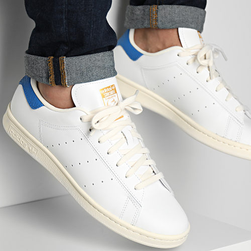 Baskets Stan Smith ID2037 Cloud White Off White Blue Bird