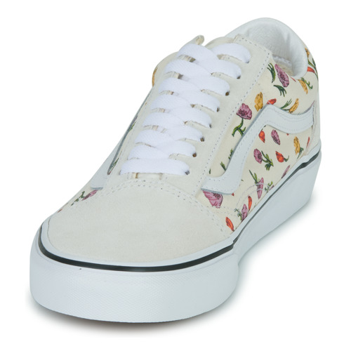 Vans - OLD SKOOL FLORAL - Blanc