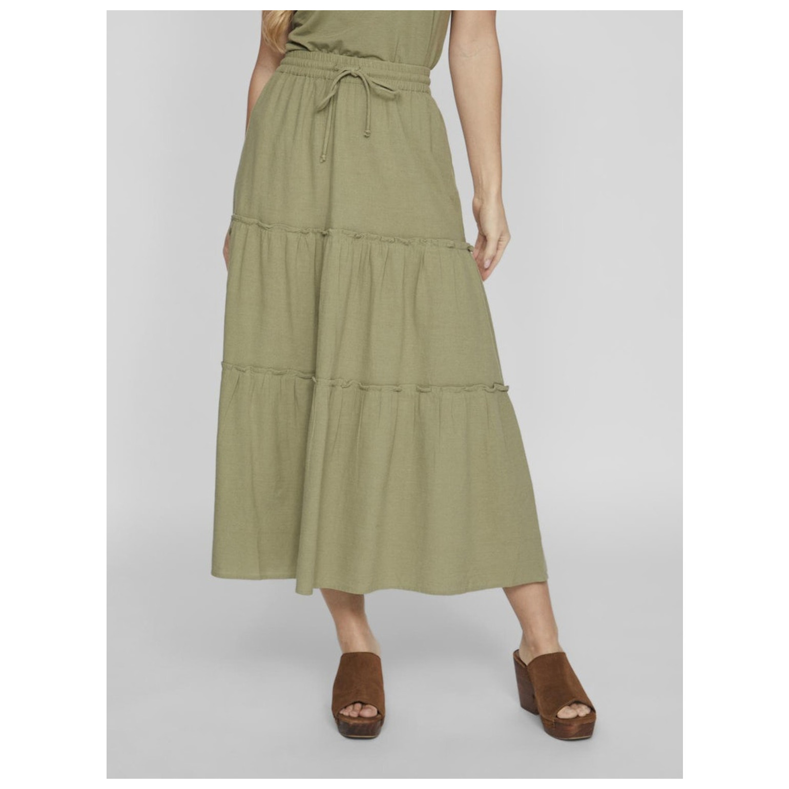 Vila VIANLA RW ANKLE SKIRT