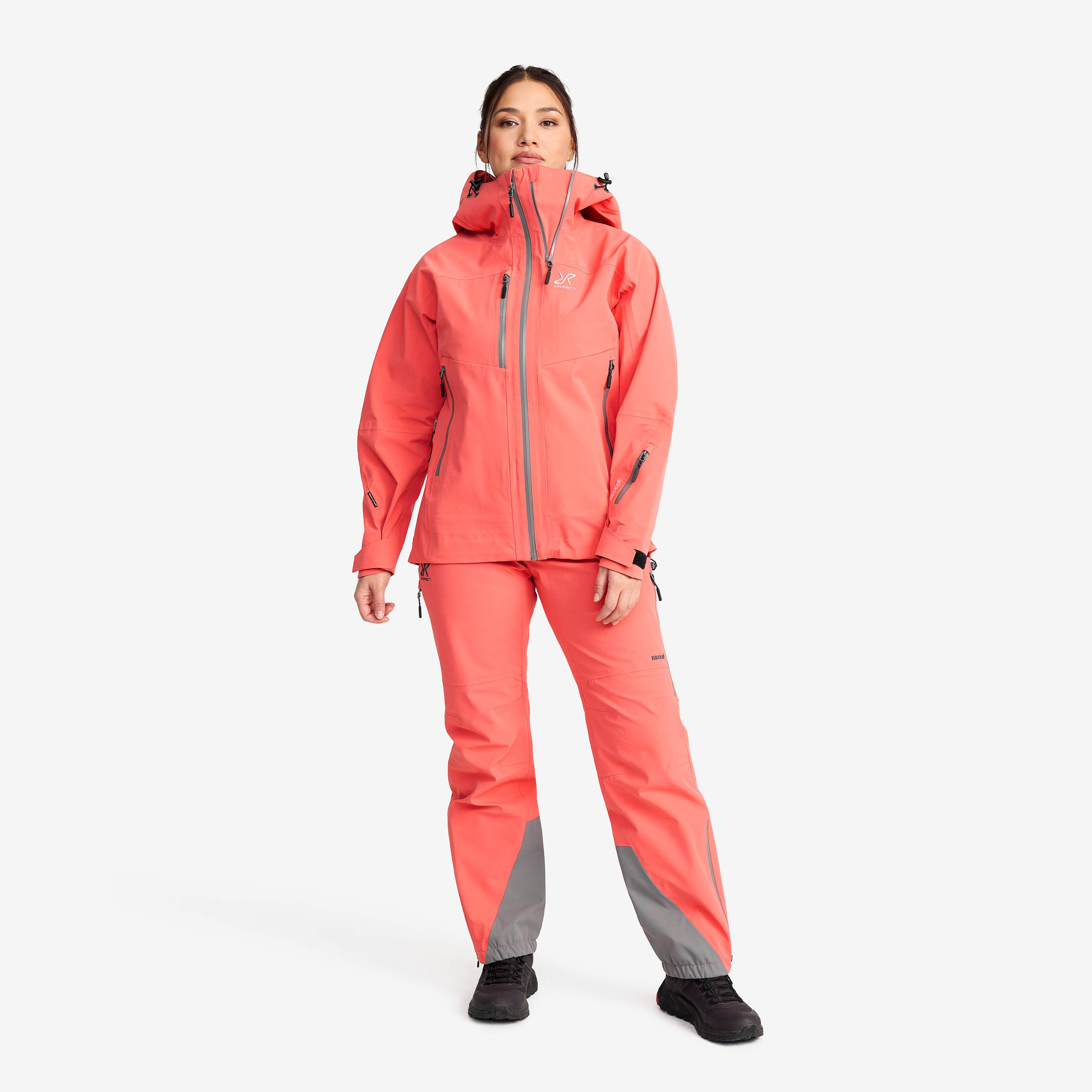Cyclone 3L Shell Pants Dame Porcelain Rose