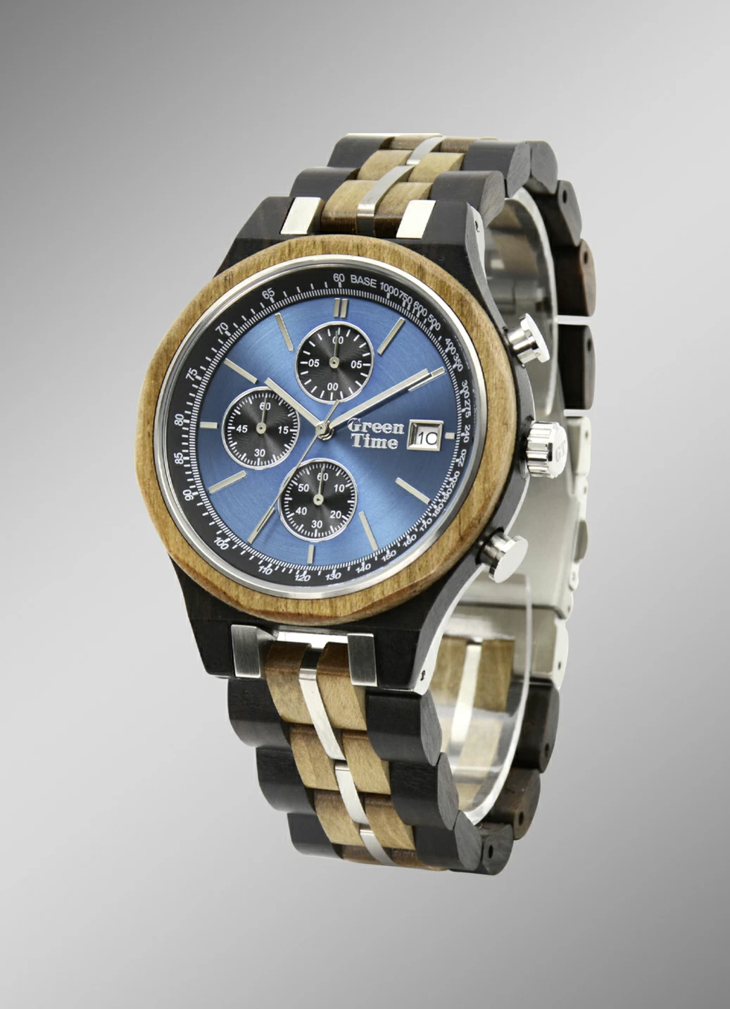Quartz-Herren-Chronograph von GREEN TIME Watches