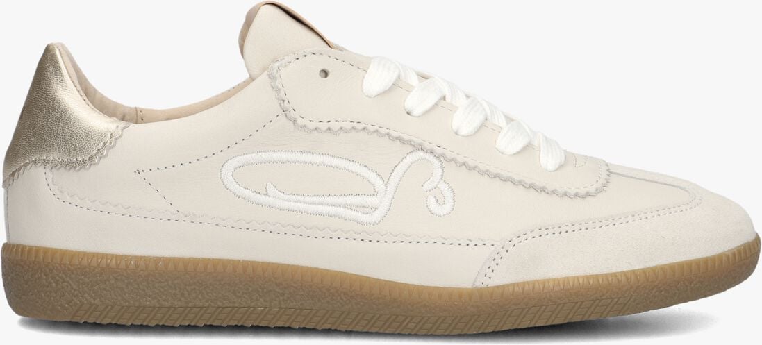 witte fred de la bretoniere lage sneakers pearl sign
