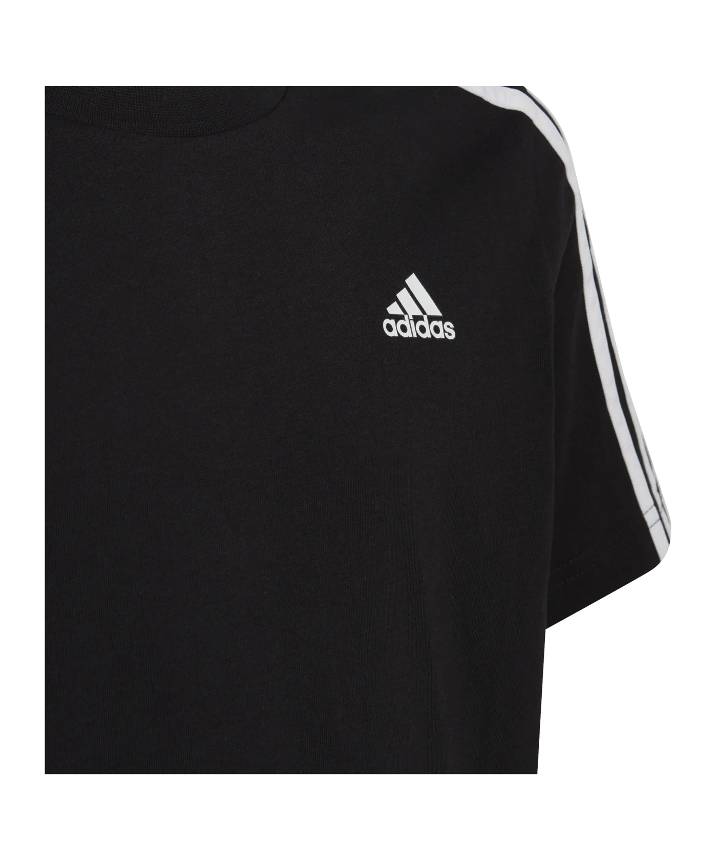 adidas Essentials 3-Stripes T-Shirt Kids Schwarz