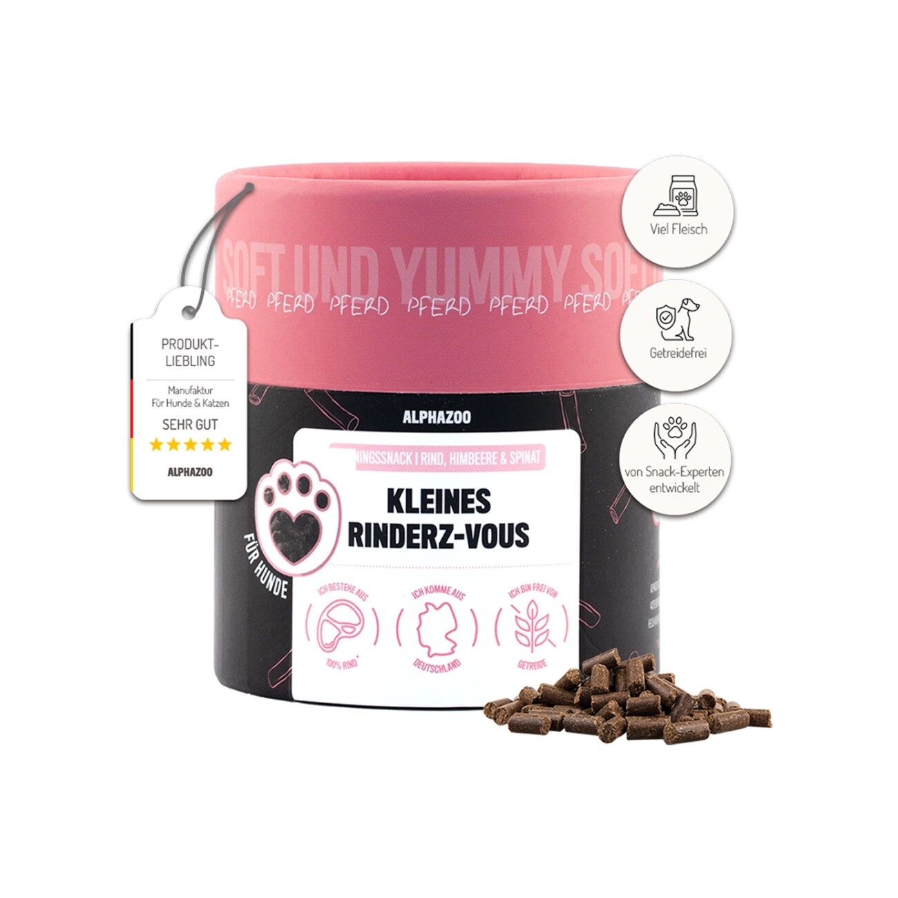 ALPHAZOO Probierset Leckerli Hund I Bundle