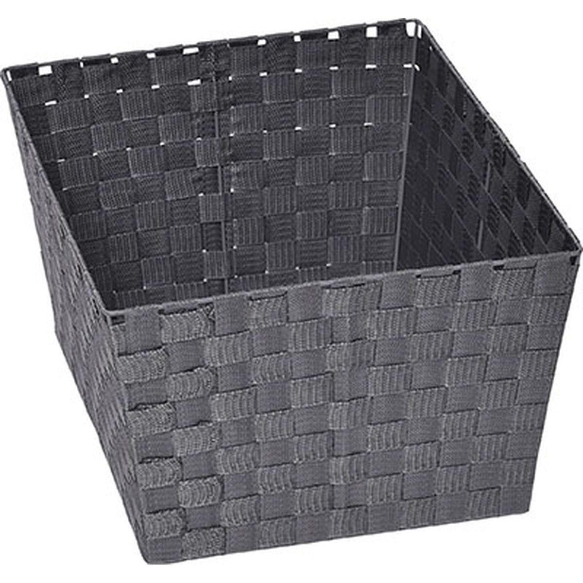TRES GRANDE PANIERE DRESSING EVASEE EN POLYESTER GRIS