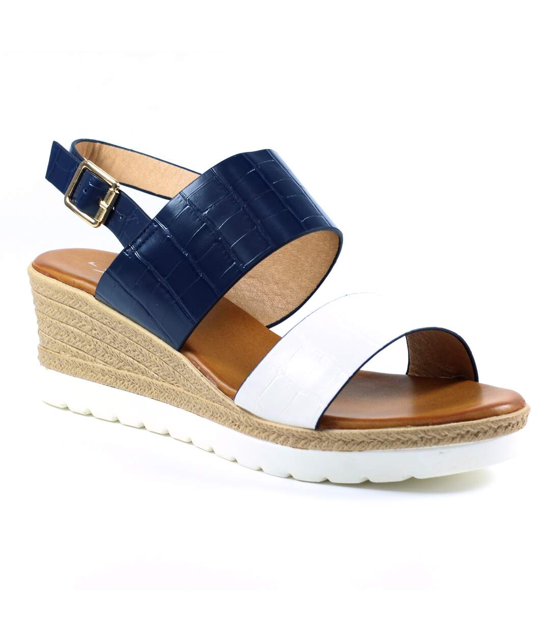 Lunar - Sandales à talons compensés SHACK - Femme (Bleu) - UTGS514