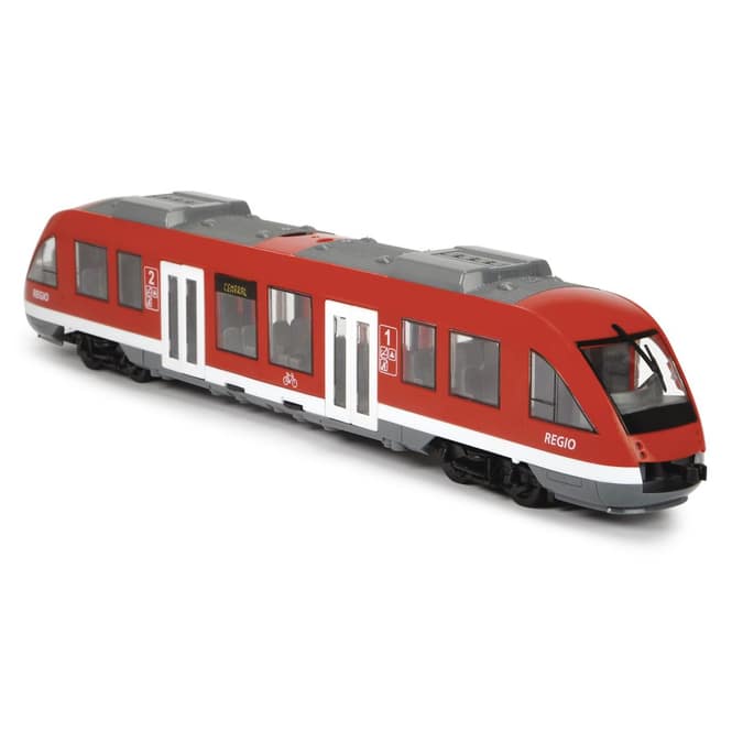 Straßenbahn rot-weiß-grau von Dickie