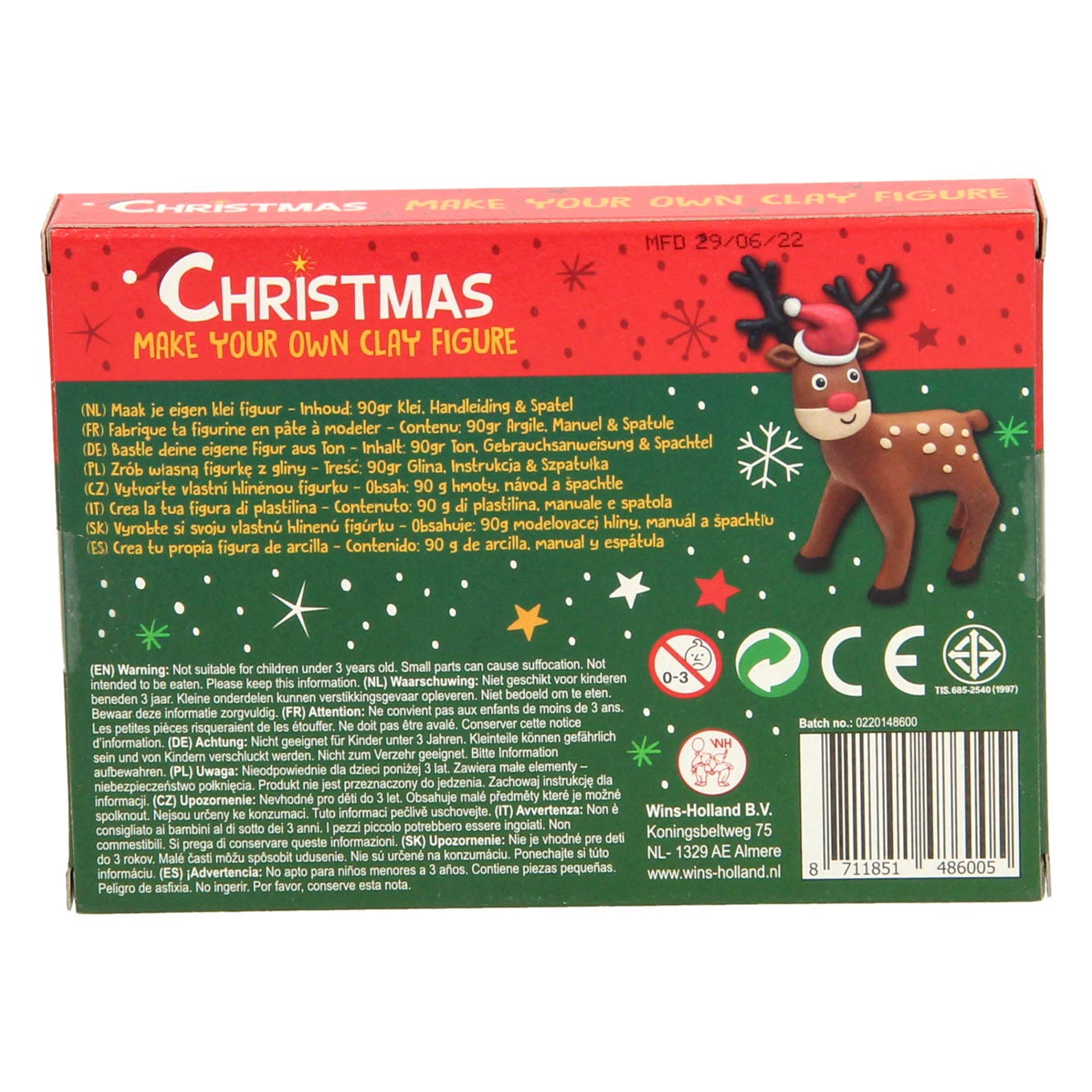 Maak je eigen Kleifiguur Kerst