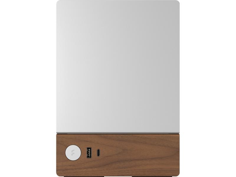 Fractal Design PC-Gehäuse Terra Silver Kompaktes Mini-ITX Gehäuse mit stilvoller, moderner Optik