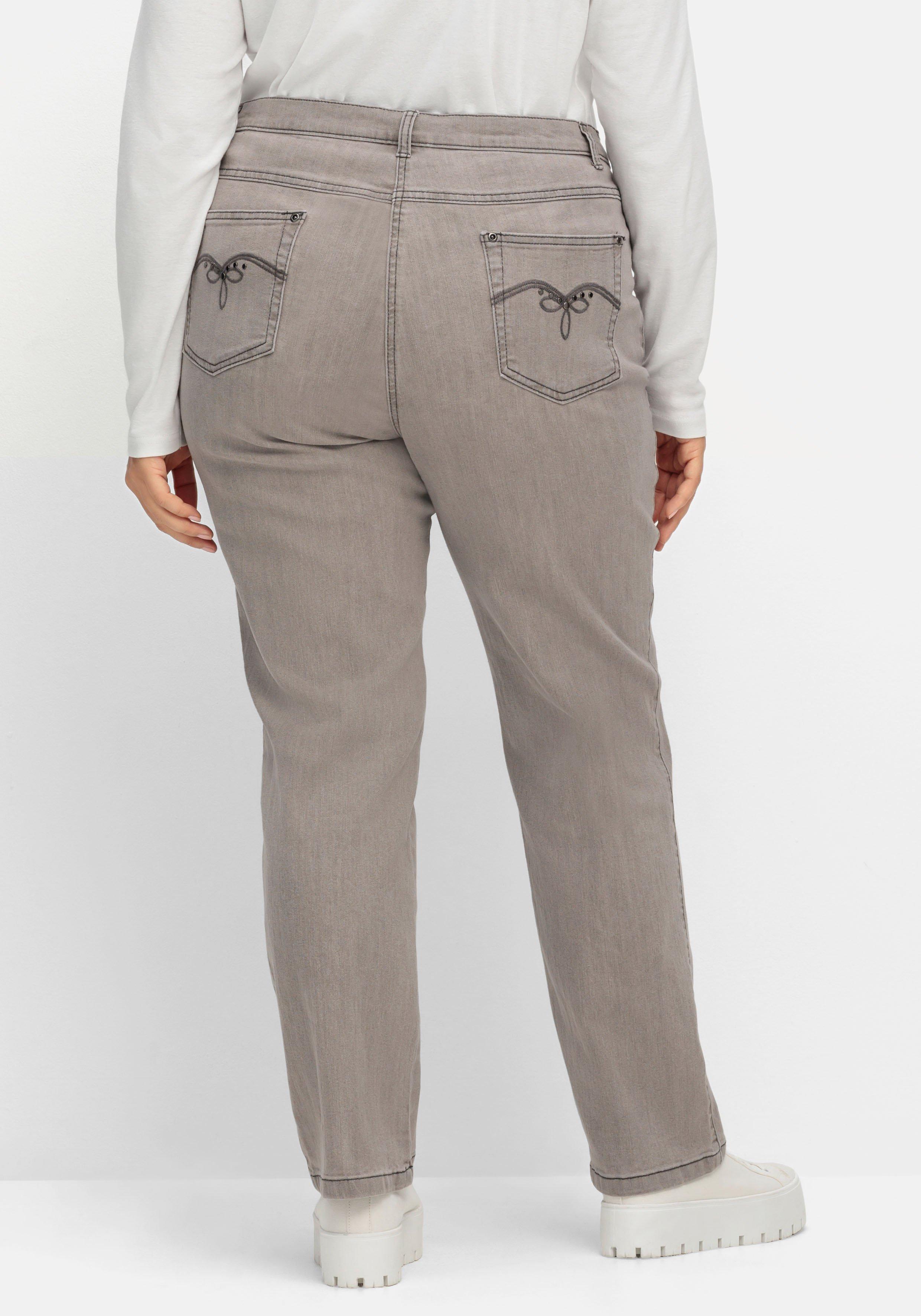 Gerade Jeans in 5-Pocket-Form