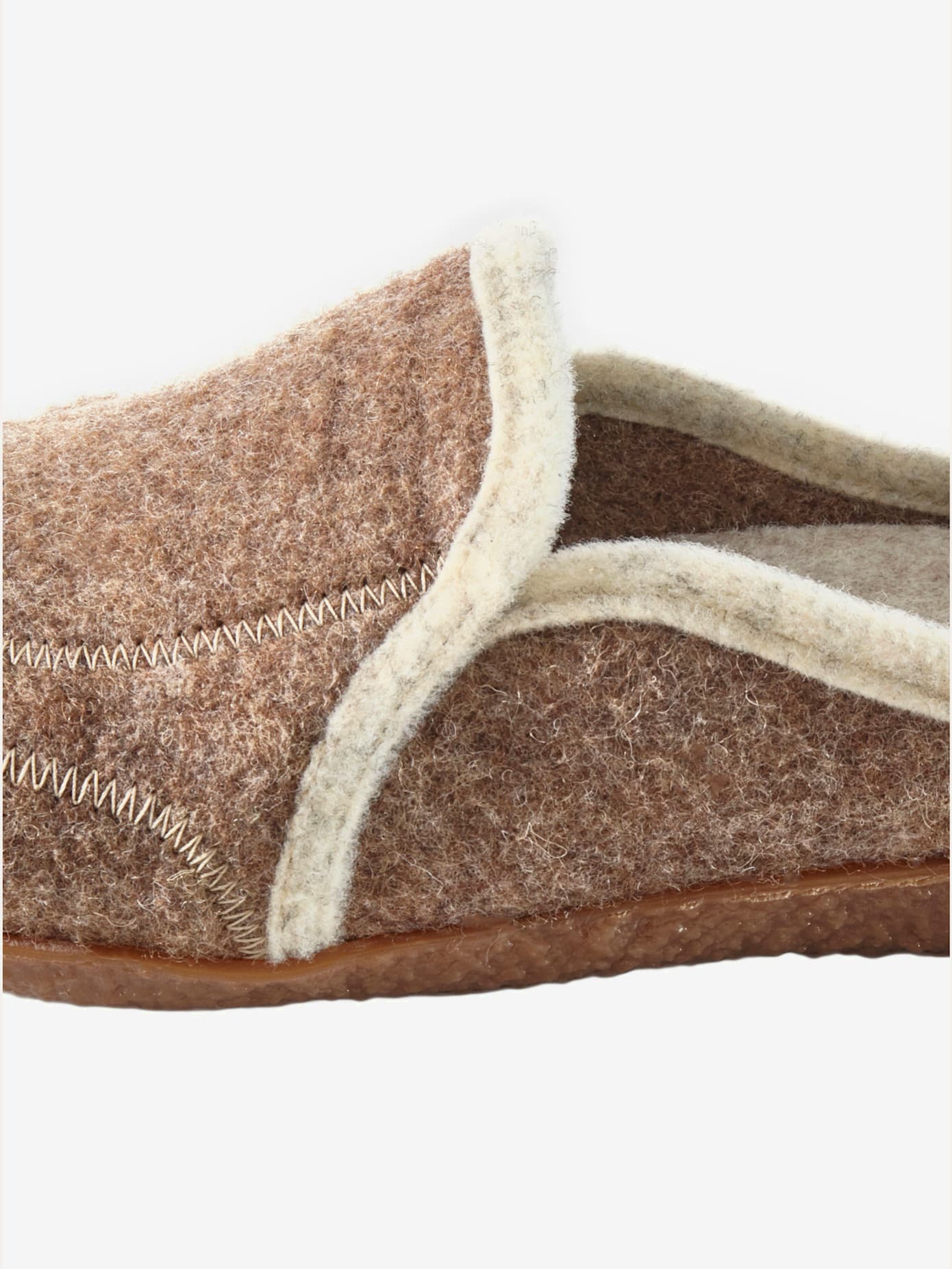Chaussons dessus en feutre de laine