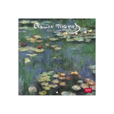 Legami Photo Collection - Calendrier 2024 - 18 x 18 cm - Claude Monet