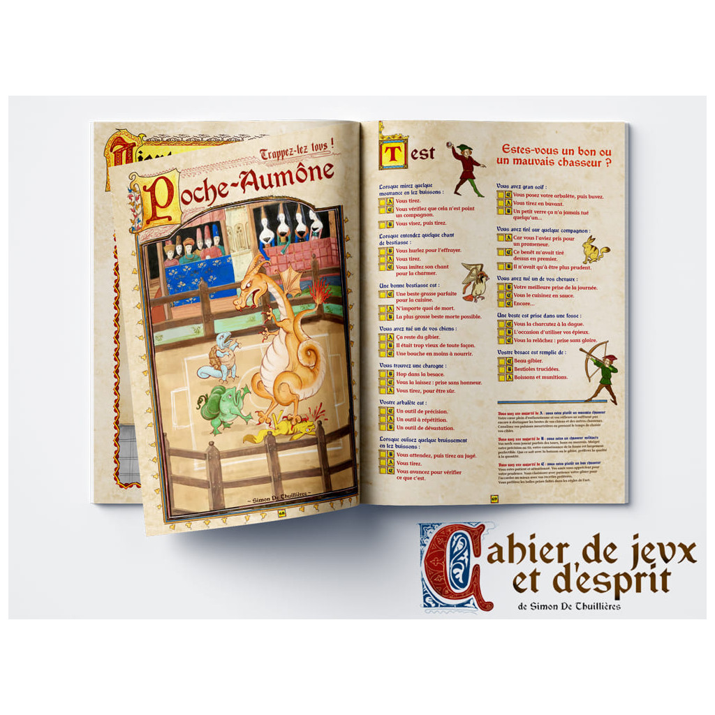 Le Cahier de jeux et d'esprit de Simon de Thuillières