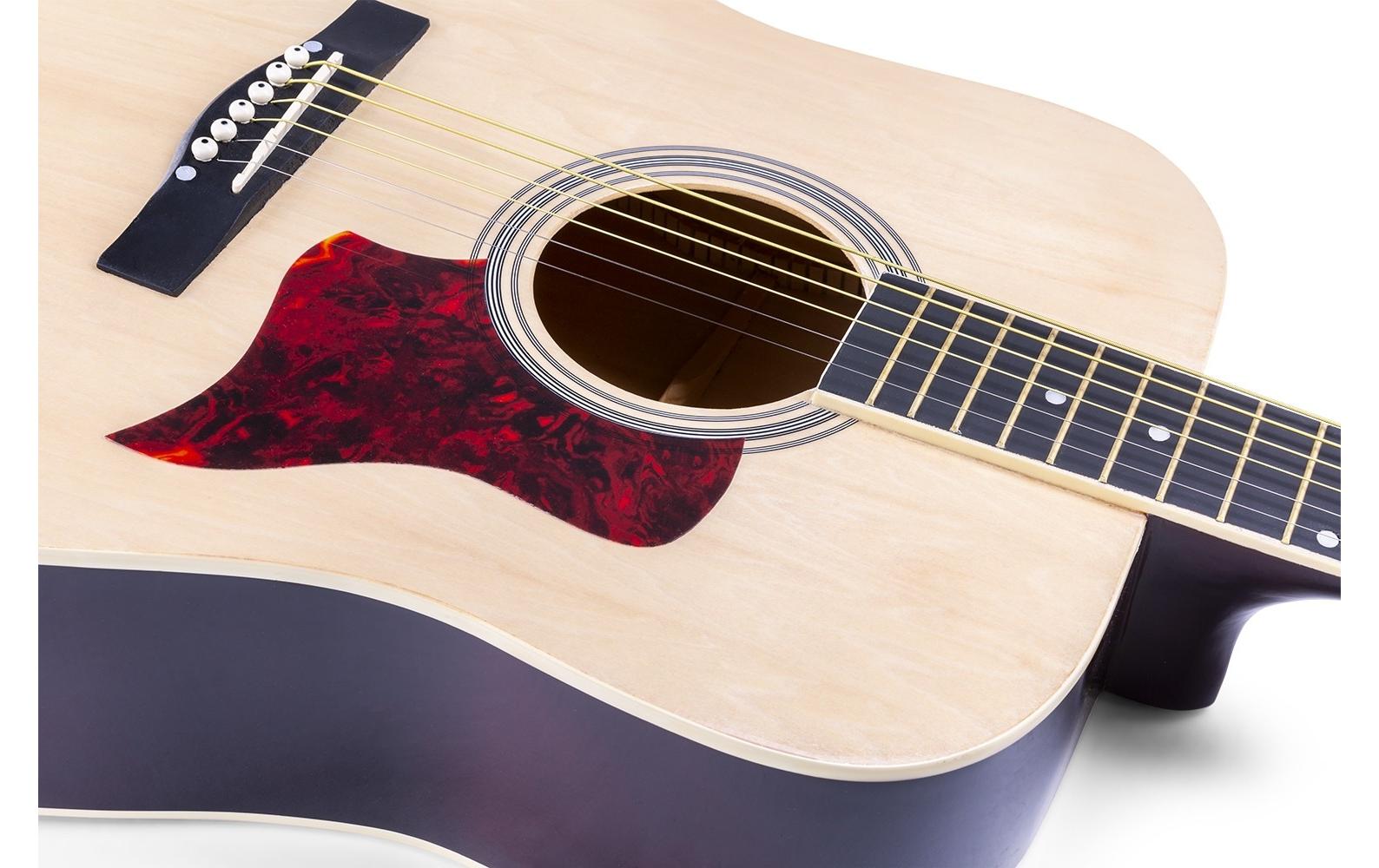 Westerngitarre SoloJam Kit Natur<br>Westerngitarre mit Zubehör