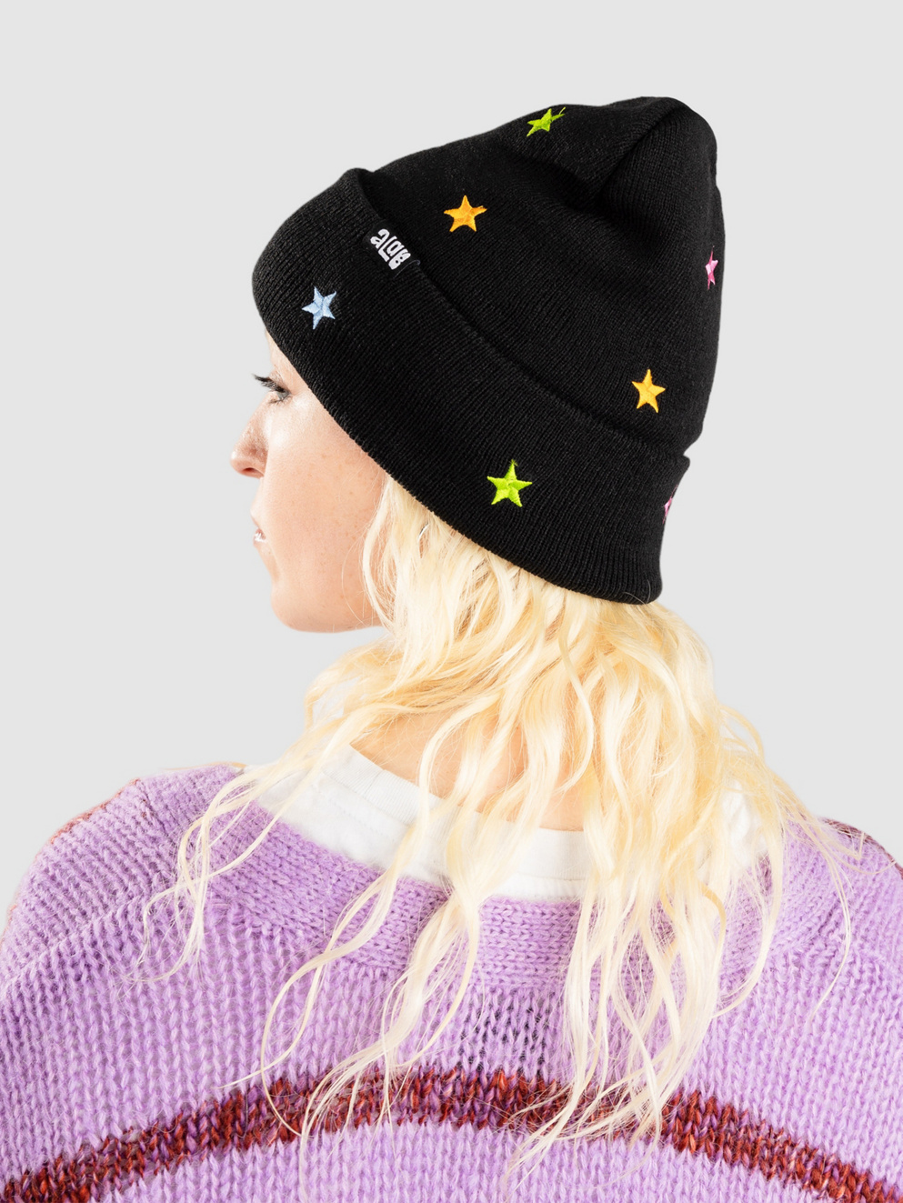A.LAB Ellison Star Beanie black