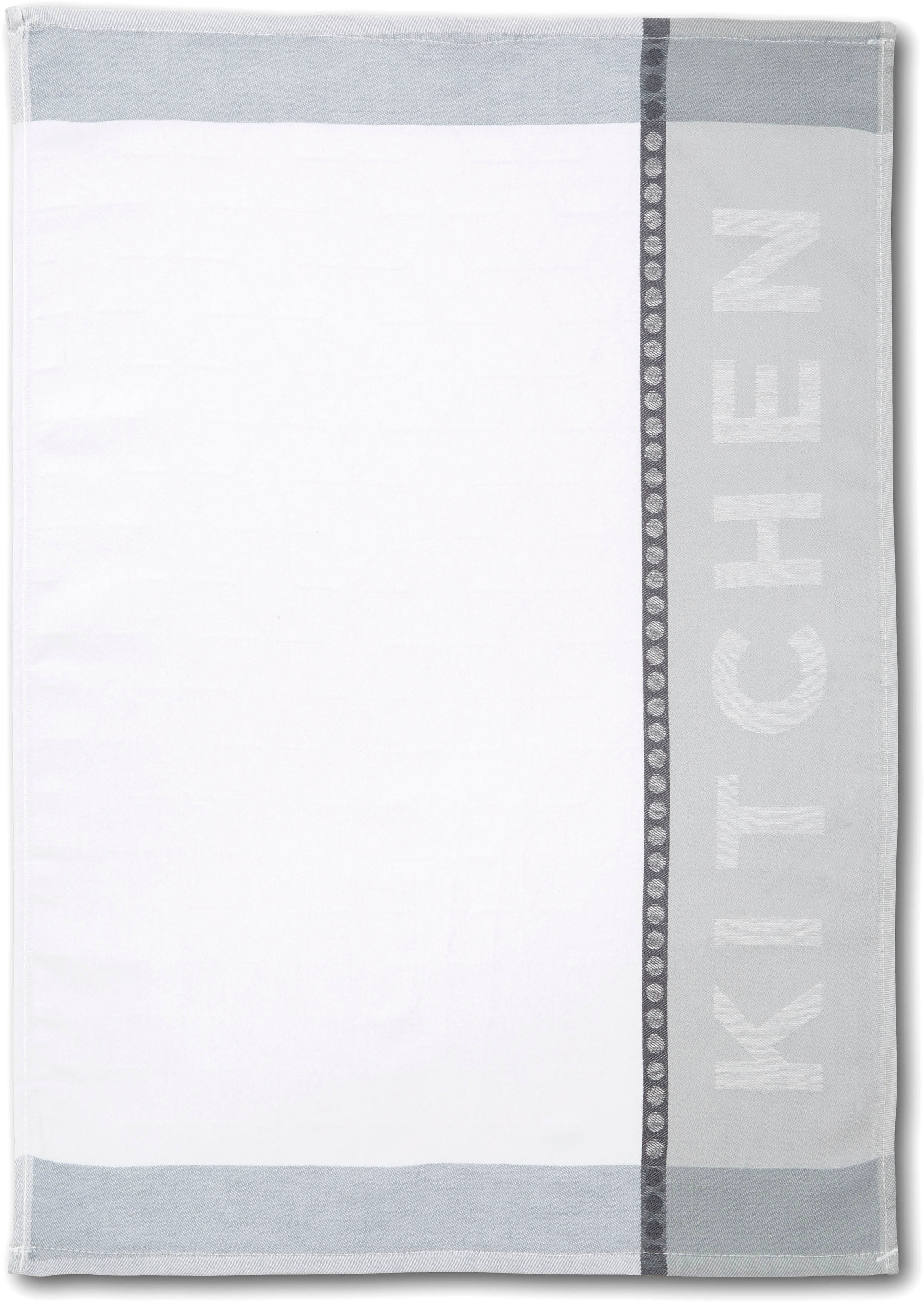 Dyckhoff Geschirrtuch »HOME & KITCHEN, Masse je Tuch ca. 50x70 cm, aus 100% Baumwolle« mit zwei verschiedenen Motiven