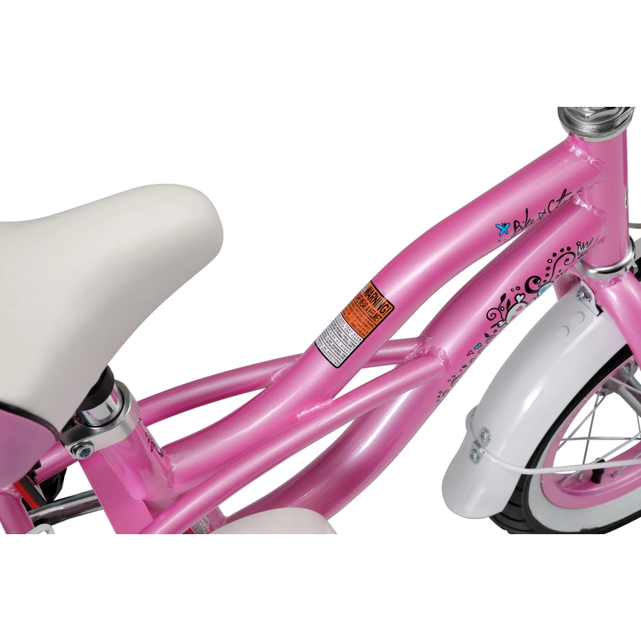 Bikestar Kinderrad 12 Zoll Cruiser pink