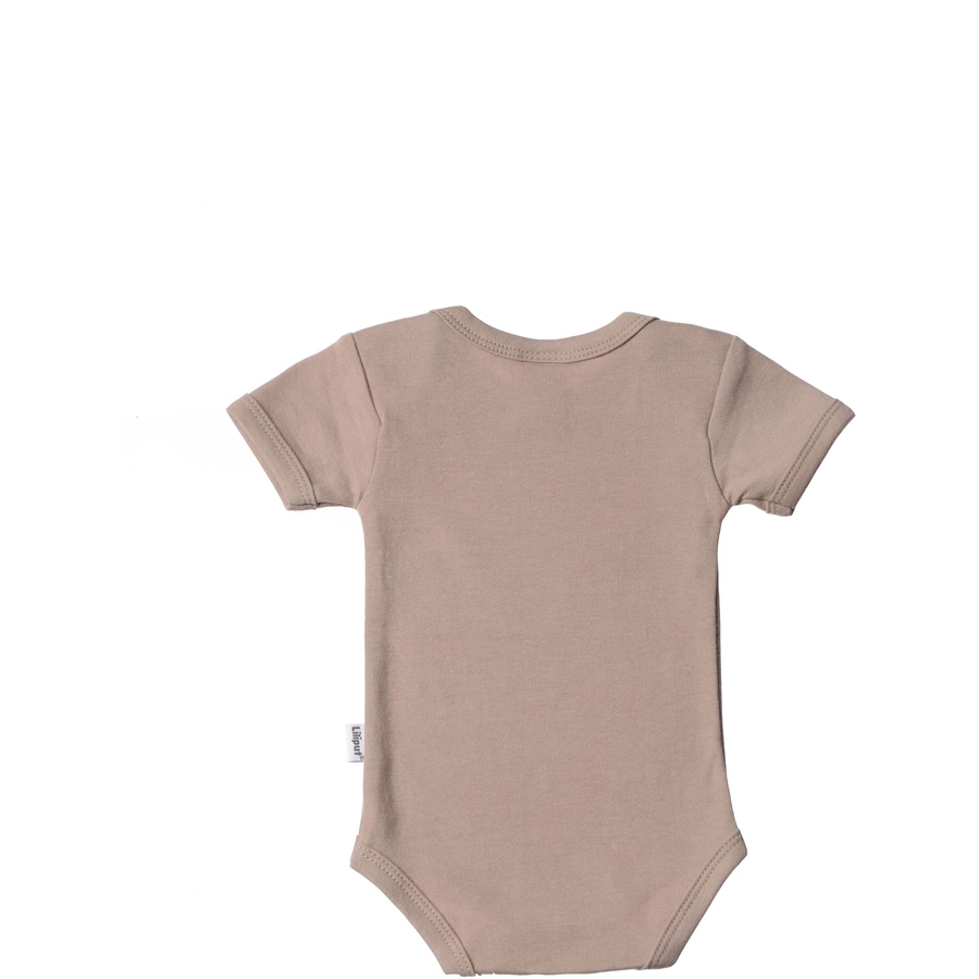 Liliput 3er-Pack Amineckbody coffee, grau gestr, pink