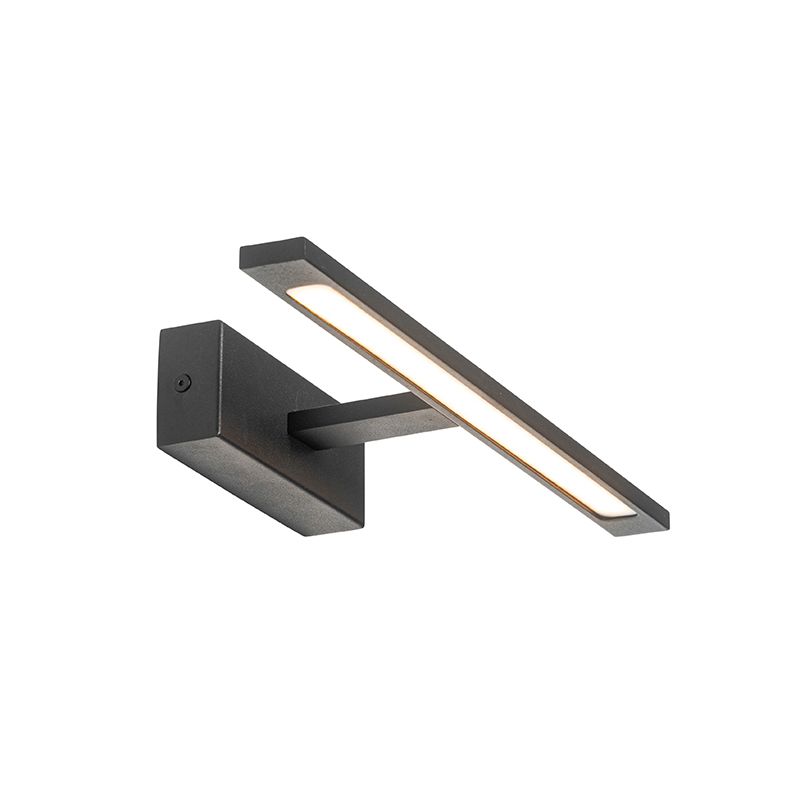 Moderne wandlamp zwart 41,5 cm incl. LED IP44 - Jerre