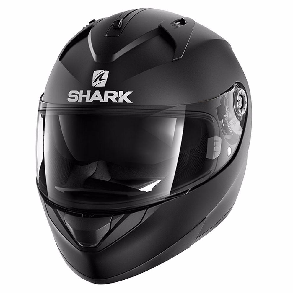 Casque Moto Shark Ridill Blank Noir Mat Intégral