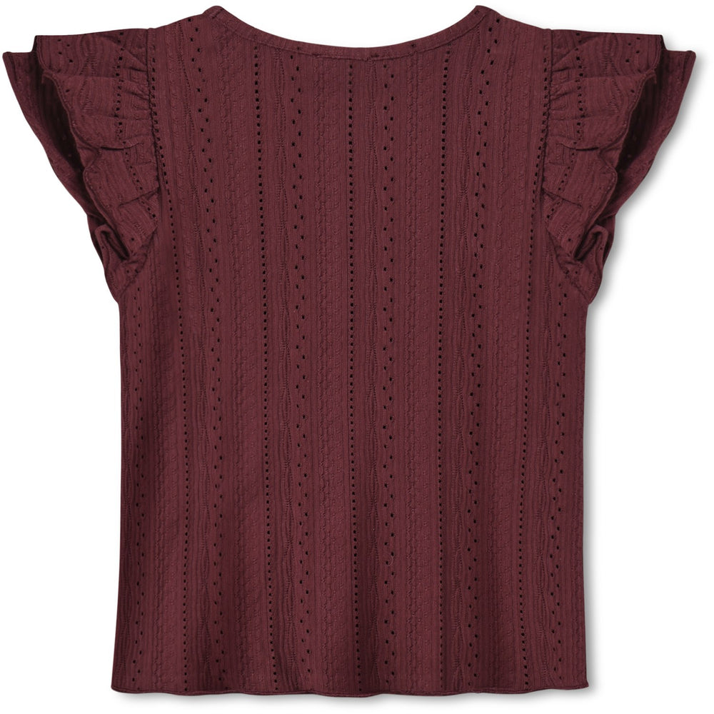 Køb Fliink Burgendy Gabby Ss T-shirt