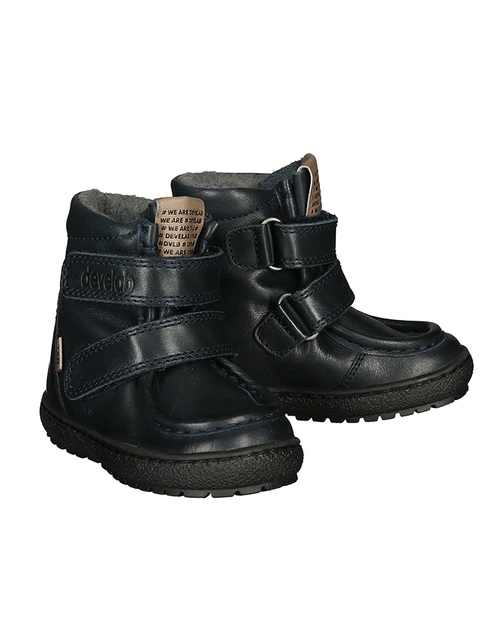 Lauflernschuhe MINI TEX gefüttert in navy