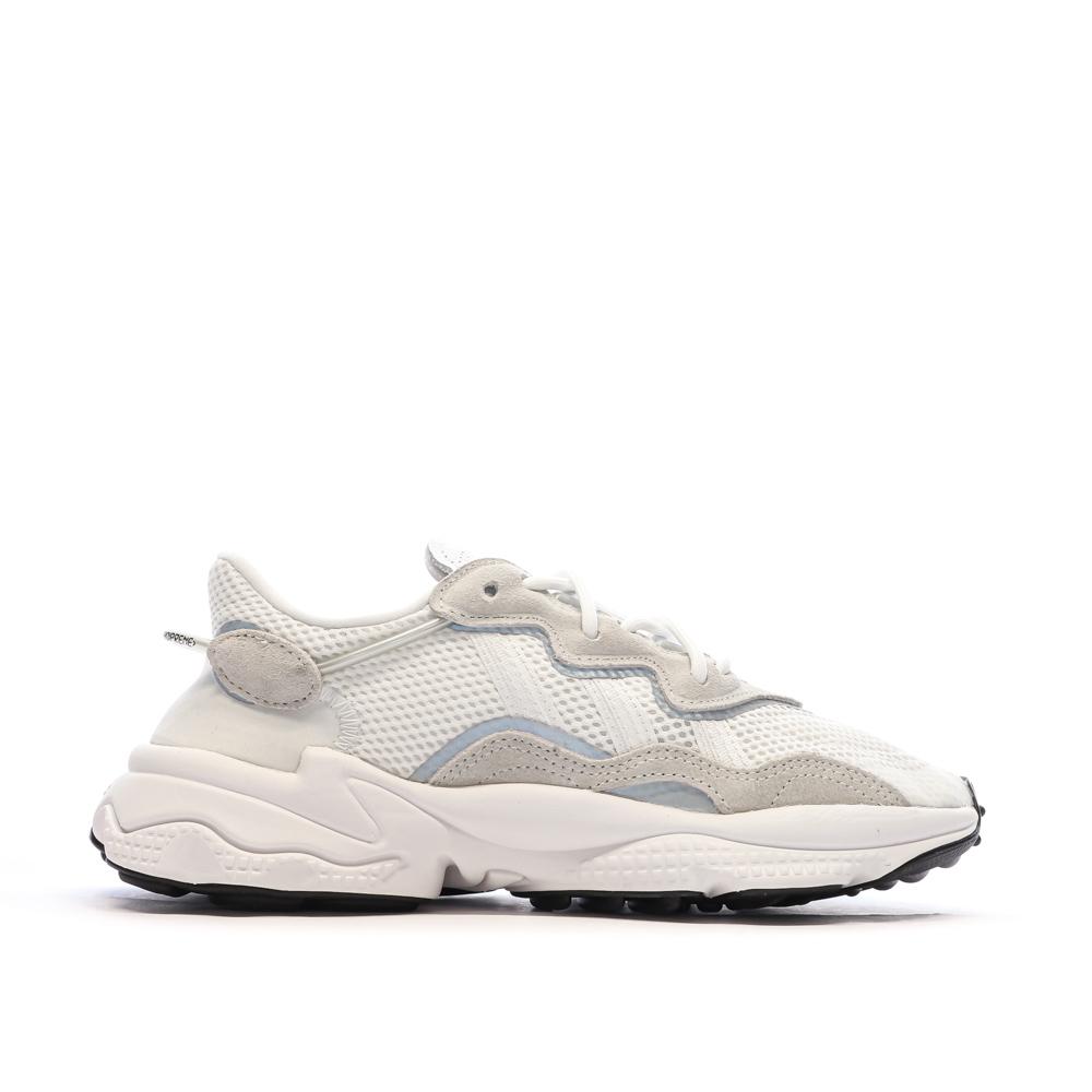 Adidas Baskets Blanches/Grises Garçon Adidas Ozweego