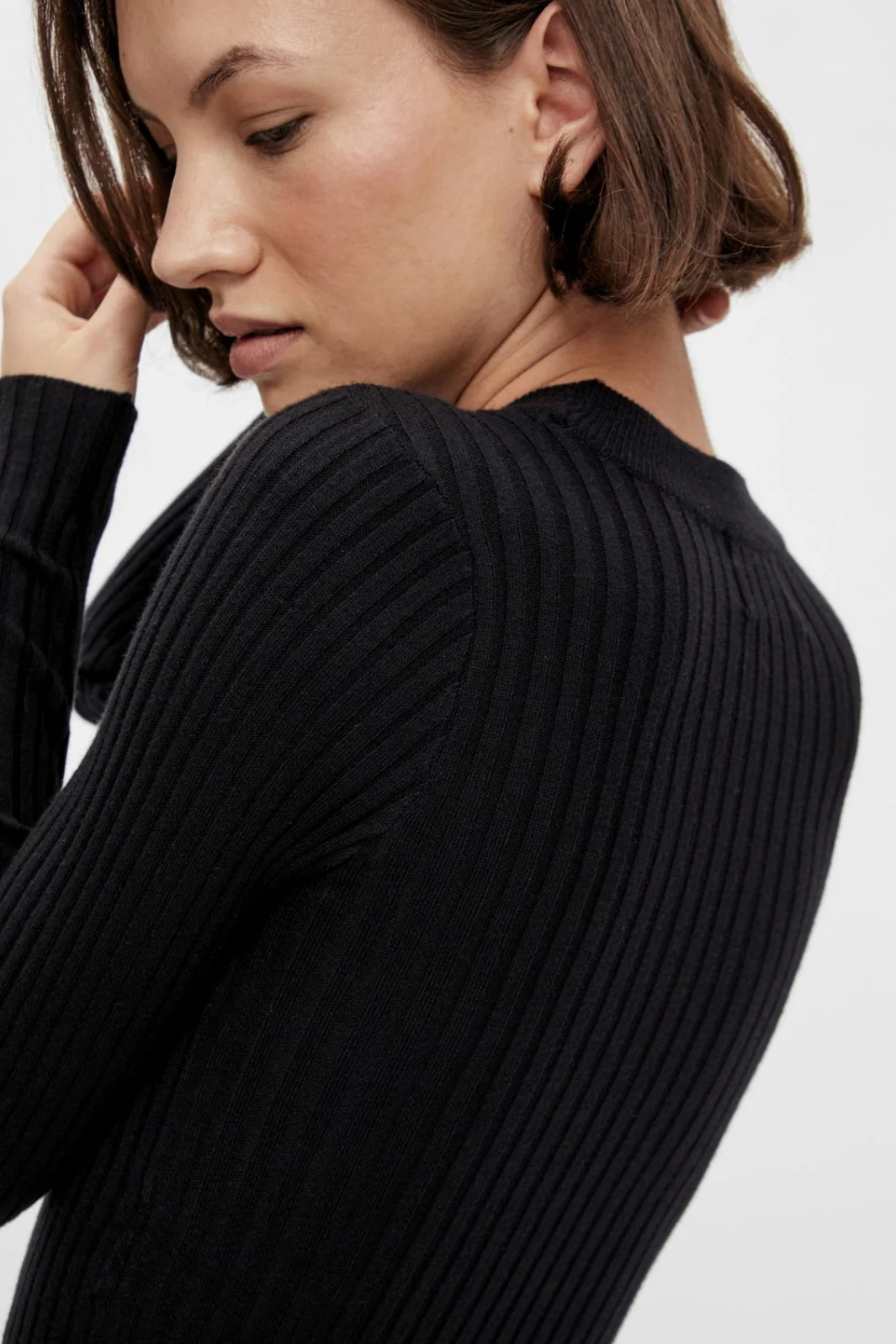 Pieces PcCrista LS O-Neck Knit Dress