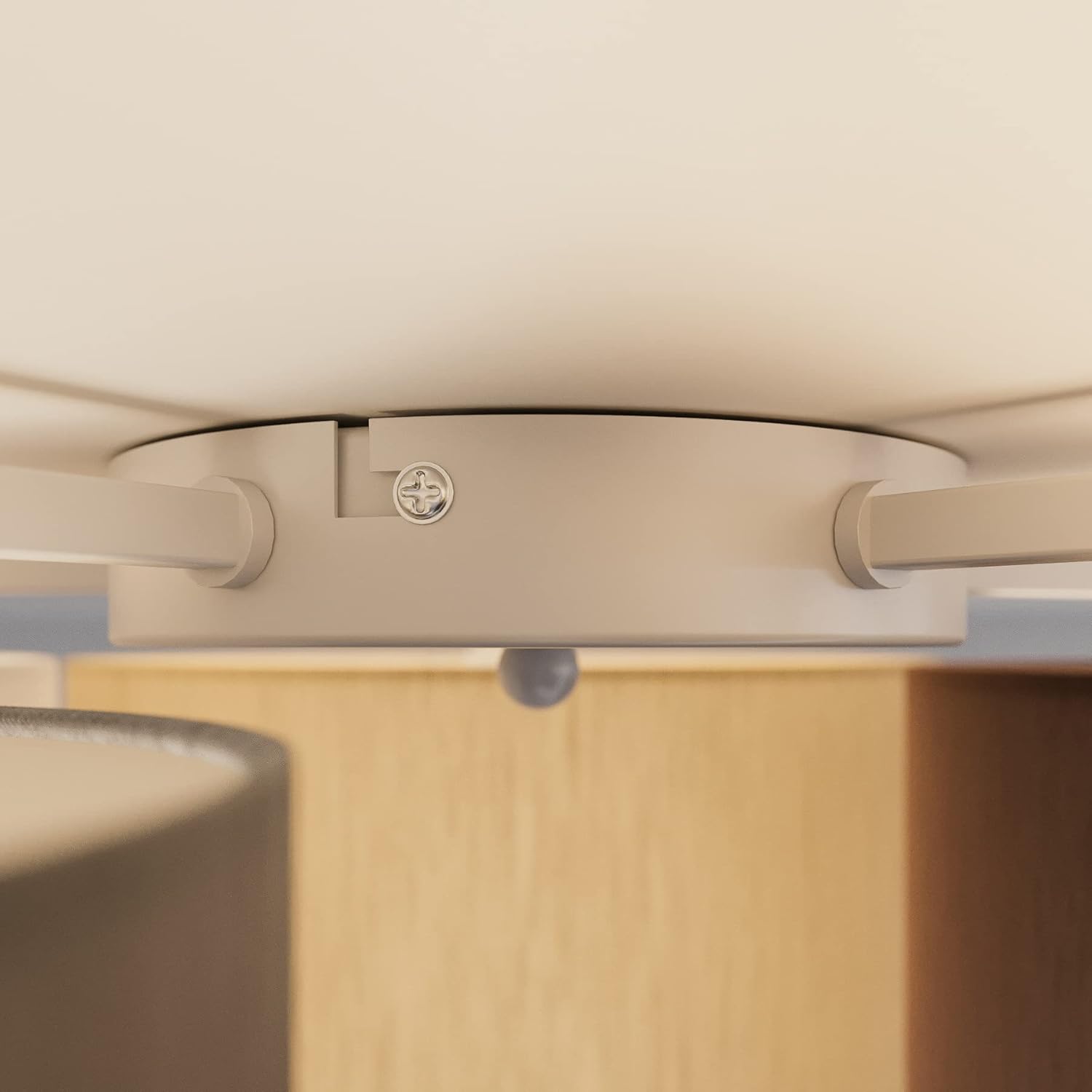 Lindby Stoff Deckenlampe grau, braun schwarz beige weiß 5 Schirme Ø 20 25 30 35 40 cm 5x E27 max. 60W ohne Leuchtmittel Textil Deckenleuchte