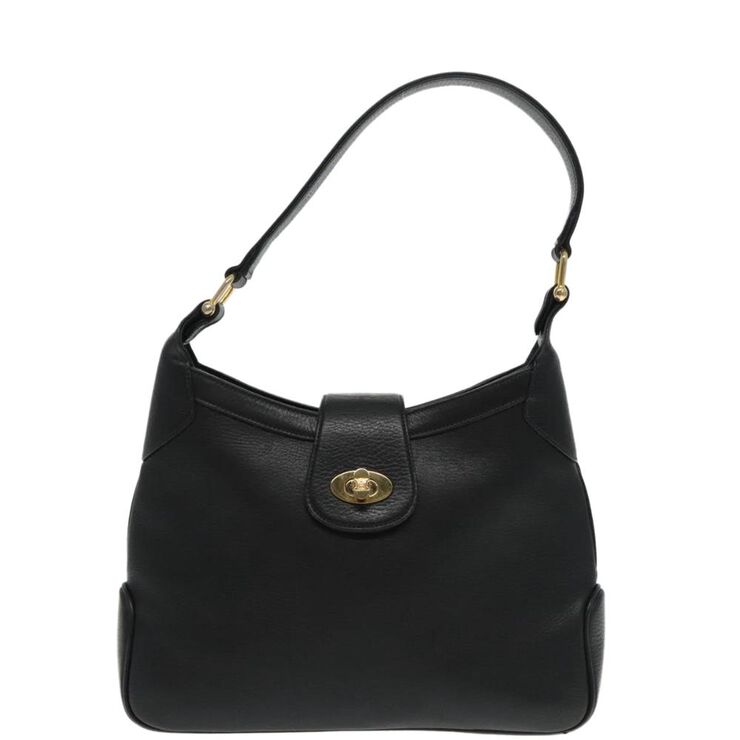 Celine Vintage Celine Shoulder Bag Black