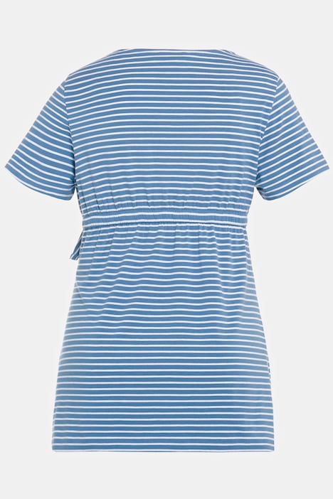 Bellieva-T-Shirt, Stillfunktion, Ringel, A-Linie, Halbarm