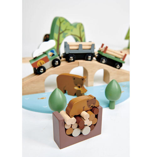 Tender leaf toys treinbaan dennenbos
