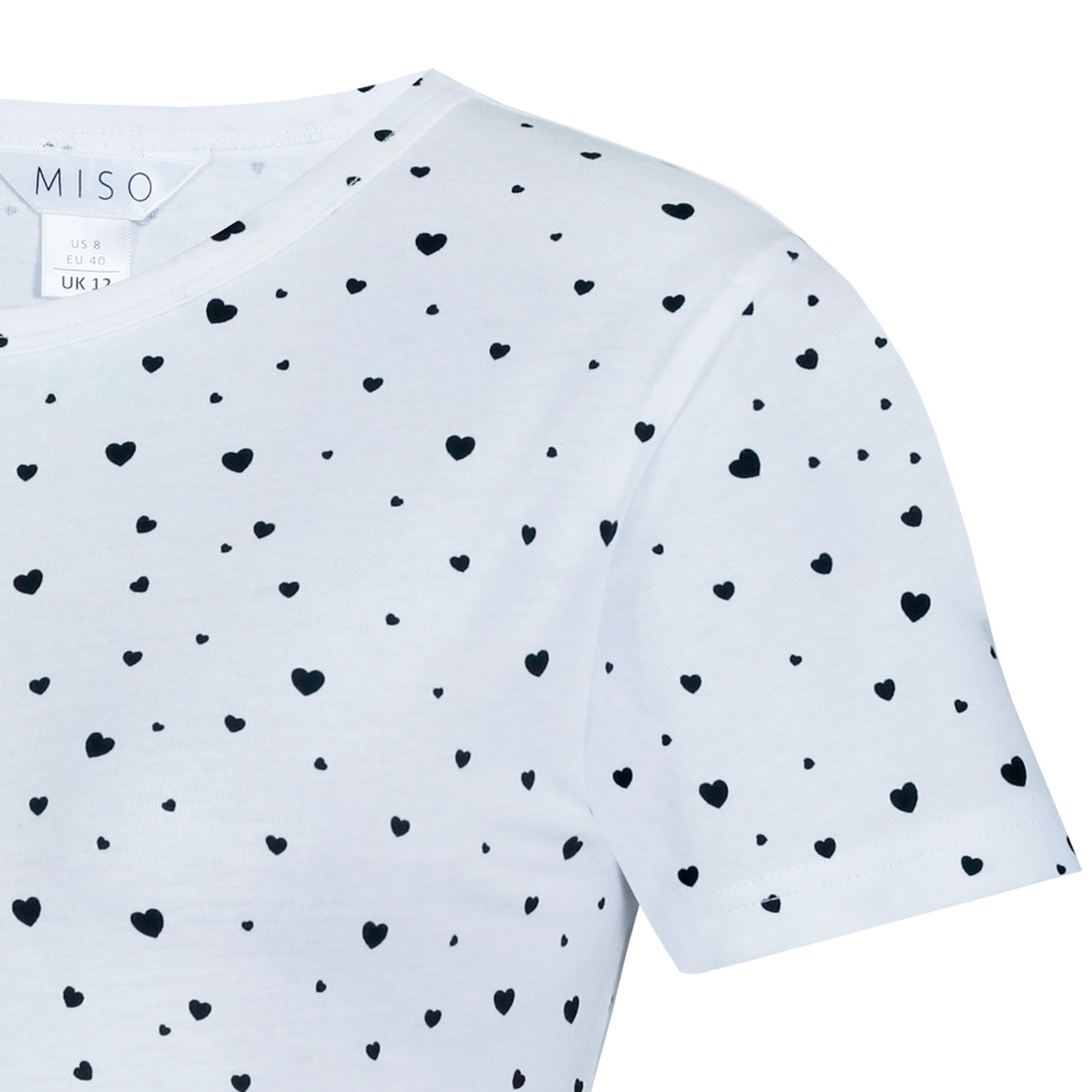 Miso Printed Boyfriend T Shirt