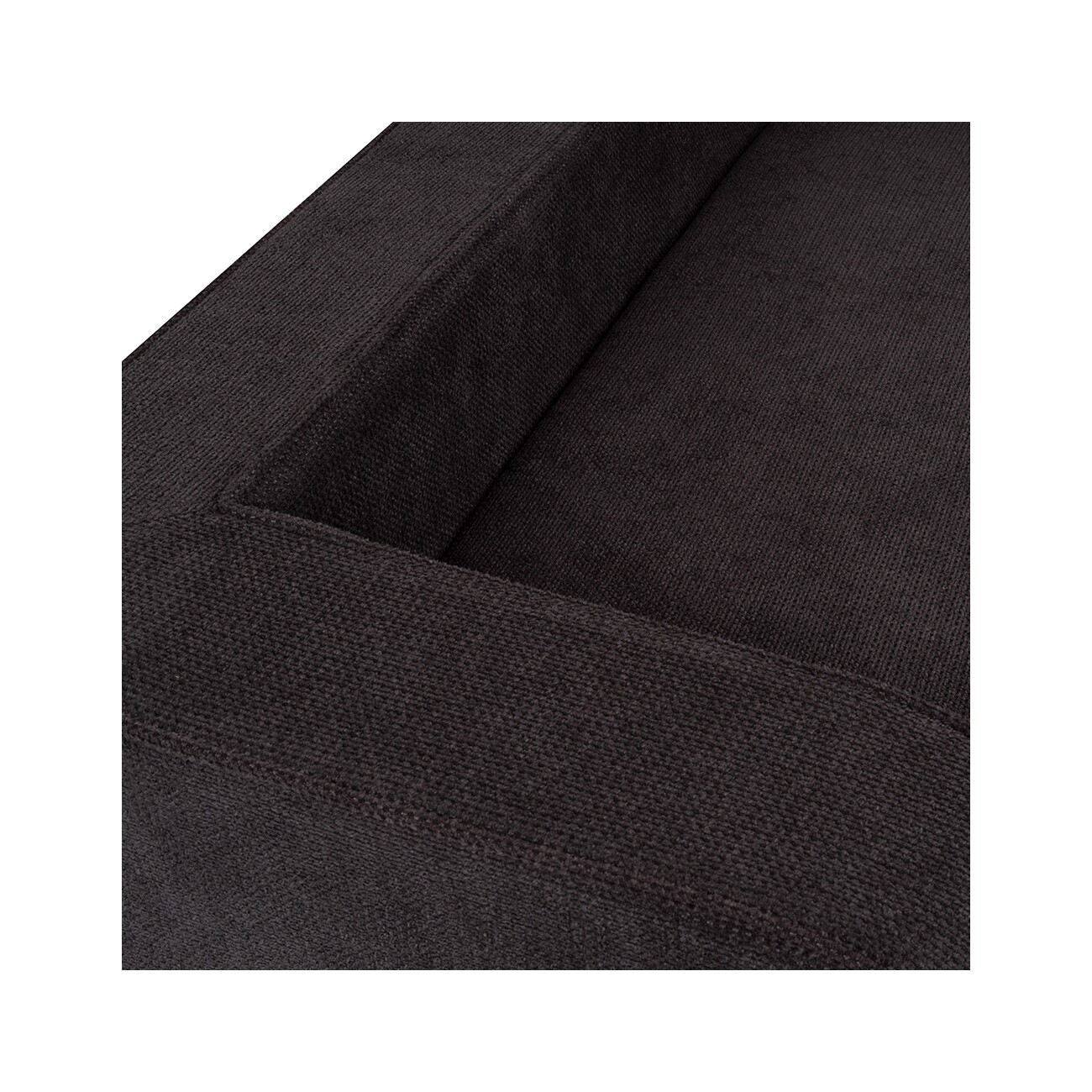 Knuffelwuff orthopädisches Hundebett mit Wendekissen aus Velours Bellamy schwarz M-L