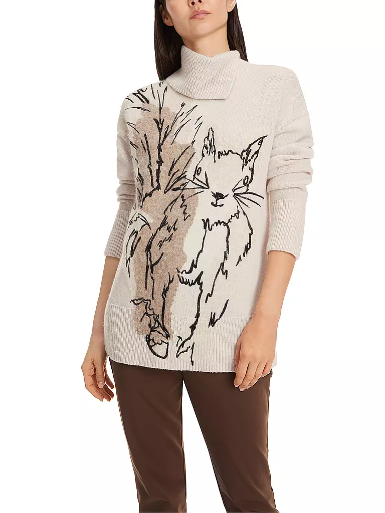 MARC CAIN Rollkragenpullover grau