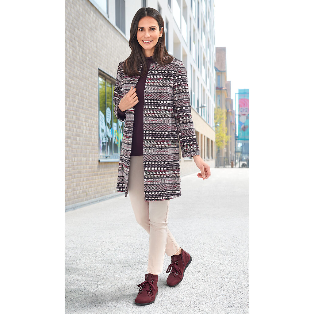 Schnürschuhe - Stiefelette EMMA bordeaux
