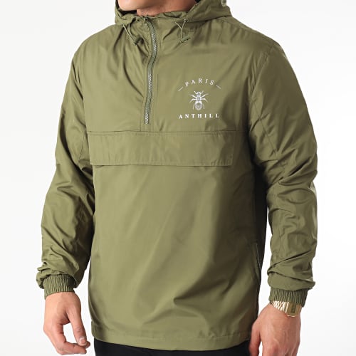 Coupe-Vent Logo Vert Kaki
