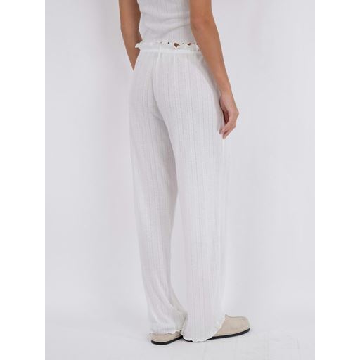 Neo Noir Serafina Pointelle Bukser, White, 34