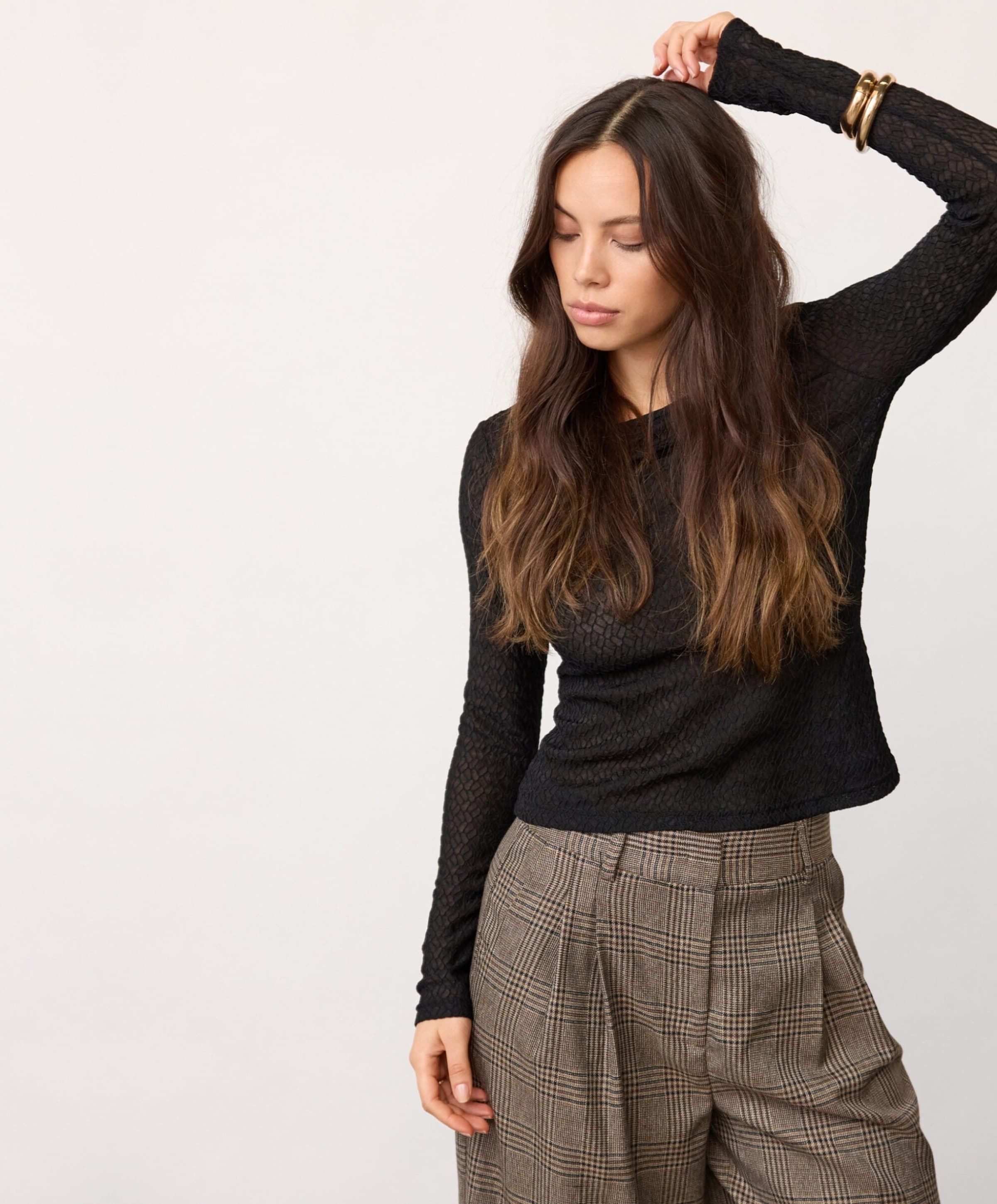 Co'Couture Dames longsleeve zwart