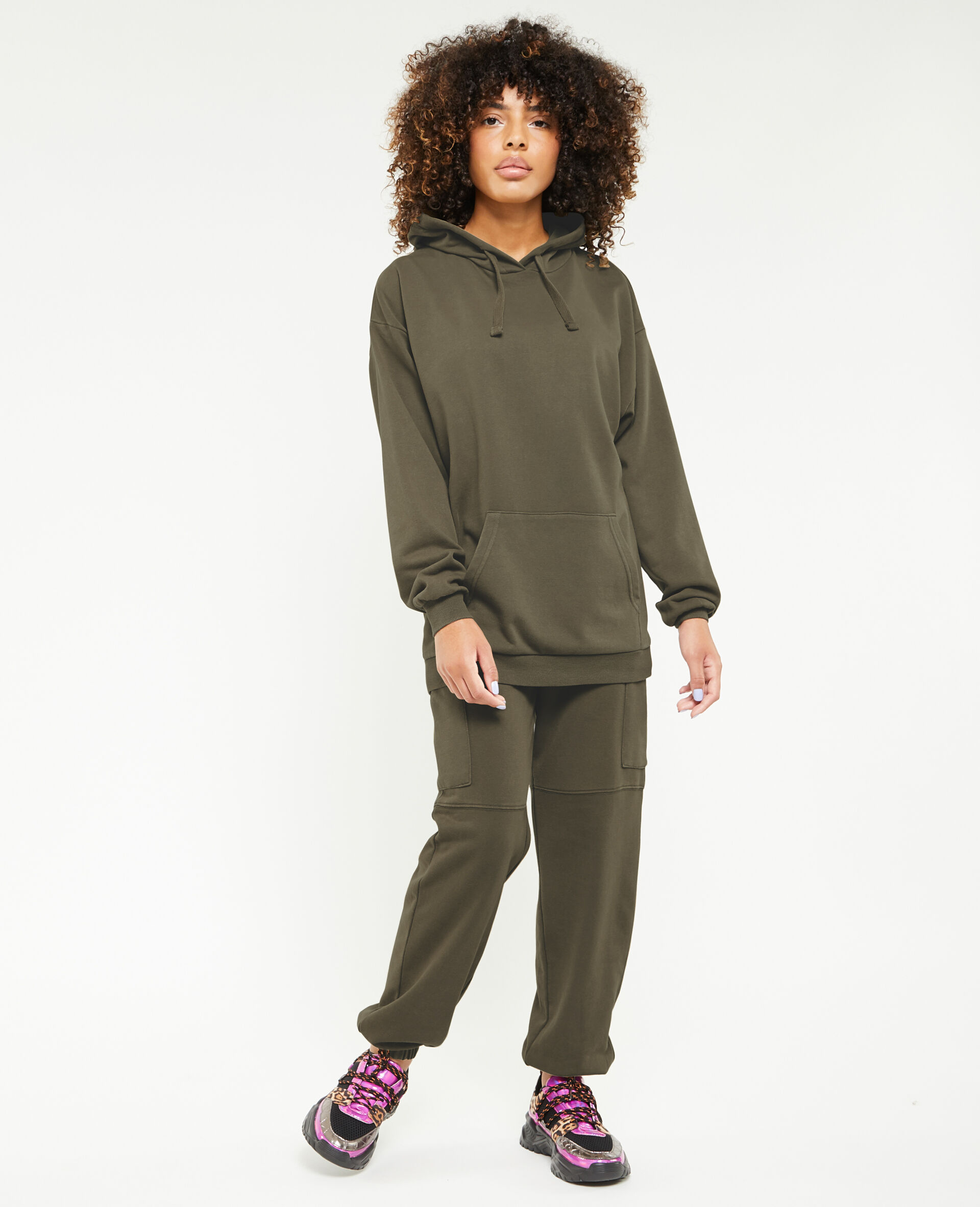 Pantalon de jogging cargo - Vert kaki