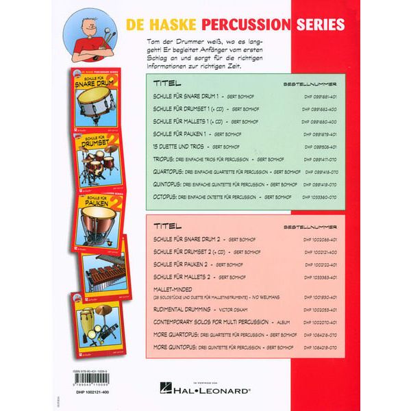 De Haske Schule für Drum Set Bd. 2